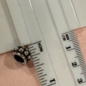 Mignon Faget Sterling Silver Romanesque Collection Beaded Band Pendant Necklace